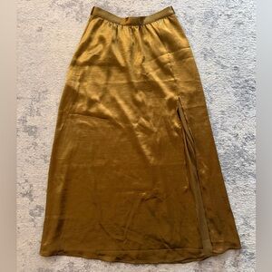 Joie Gold Maxi Skirt